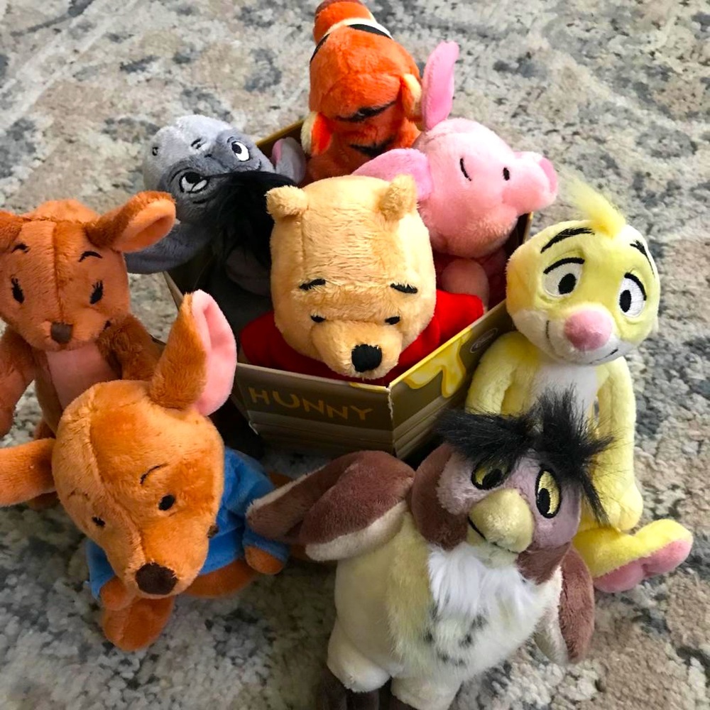 Disney Winnie the Pooh stuffed animal collection
